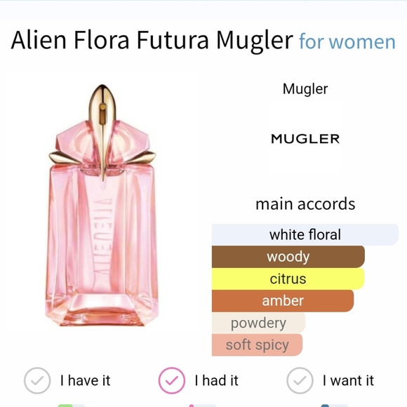 Mugler Alien Flora Futura EDT Perfume Decant 8ml - Picture 2 of 2